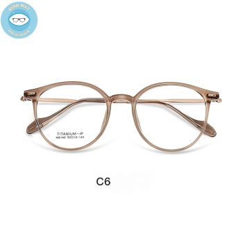 Gọng nhựa càng kính titanium mã 8140